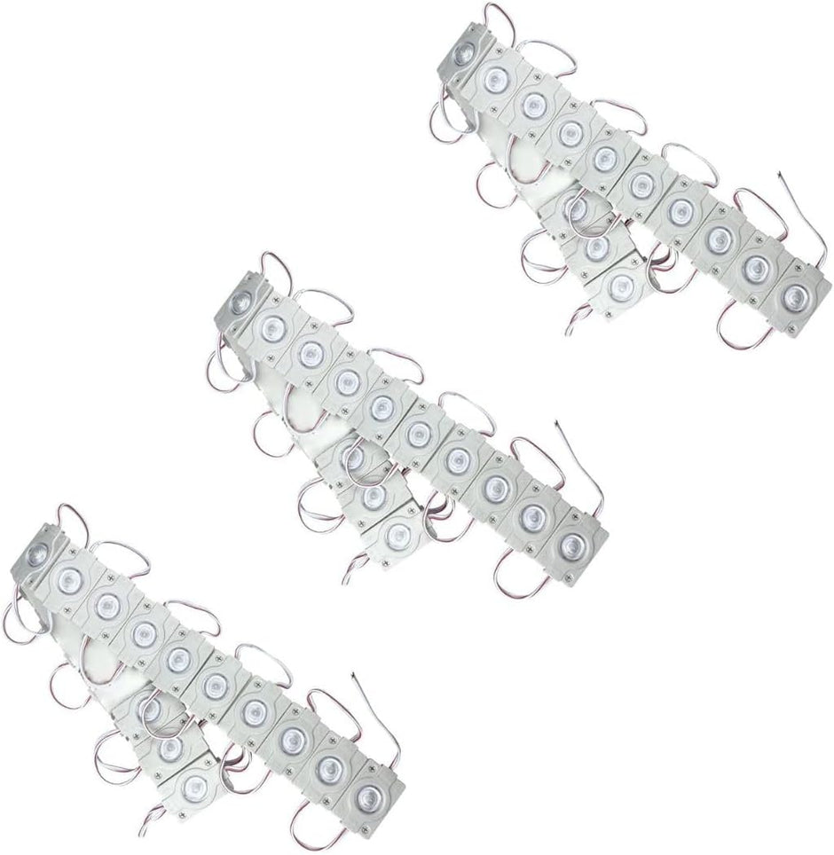 LED Injection Module Strip Lights, White, 1.5W 120V, 20 Pack (10)