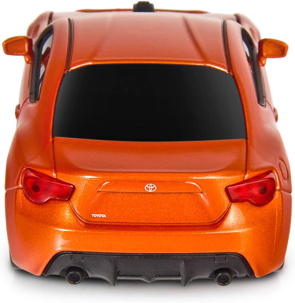 Certified Wireless Computer Mouse - Computer Accessories - Orange Wirelesss Mouse, Sport's Car Design with LED Lights - Style# T95910