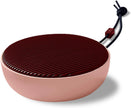 Vifa City Bluetooth Speaker, Portable Wireless Loudspeaker, Bluetooth 5.0 / Dual Pairing / IPX4 Waterproof, HiFi Audio & Built-in Mic Mini Speakers for Travel and Party (Burgundy Blush)