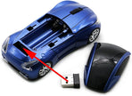 Computer Wireless Mouse Car Design Bluetooth Optical Mice USB 2.4Ghz 2 Button for PC Laptop