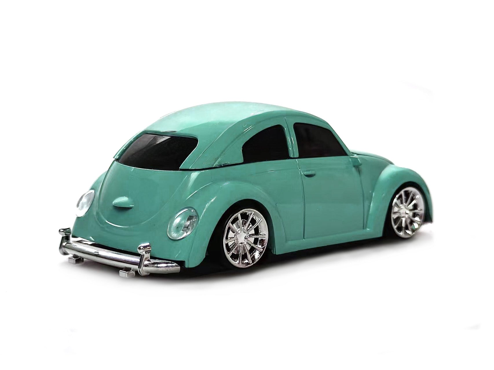 Wireless Bluetooth Mouse Compatible with iOS Windows Android - Works with Computer, Laptop, Tablet, Mobile Phone - Universal Bluetooth/USB Receiver Connectivity (VW01-TU, Turquoise)