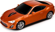 Certified Wireless Computer Mouse - Computer Accessories - Orange Wirelesss Mouse, Sport's Car Design with LED Lights - Style# T95910