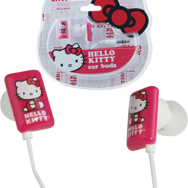 Hello Kitty Earbuds - White/Pink