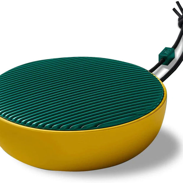 Vifa City Bluetooth Speaker, Portable Wireless Loudspeaker, Bluetooth 5.0 / Dual Pairing / IPX4 Waterproof, HiFi Audio & Built-in Mic Mini Speakers for Travel and Party (Green Lemon)