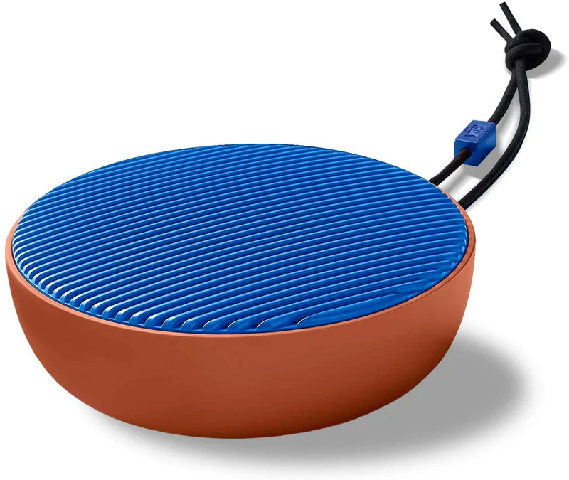 Vifa City Bluetooth Speaker, Portable Wireless Loudspeaker, Bluetooth 5.0 / Dual Pairing / IPX4 Waterproof, HiFi Audio & Built-in Mic Mini Speakers for Travel and Party(Terracotta Blue)