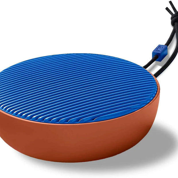 Vifa City Bluetooth Speaker, Portable Wireless Loudspeaker, Bluetooth 5.0 / Dual Pairing / IPX4 Waterproof, HiFi Audio & Built-in Mic Mini Speakers for Travel and Party(Terracotta Blue)