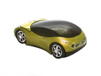 Computer Bluetooth Wireless Mouse Car Style Optical Mice USB 2.4Ghz 2 Button for PC Laptop (Yellow)