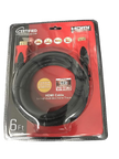 Certified 6FT HDMI Cable - High-Speed 18Gbps, 4K 60Hz, HDR, 3D, Audio Return, Gold Plated Connectors, Ultra Durable - Compatible with TV, PS4, Xbox, Blu-ray, PC