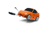 Kids Car Travel Luggage Suitcase with Wheels Children Trolley Case Classic Car Design Orange