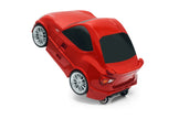 Kids Car Travel Luggage Suitcase with Wheels Children Trolley Case Classic Car Design Red