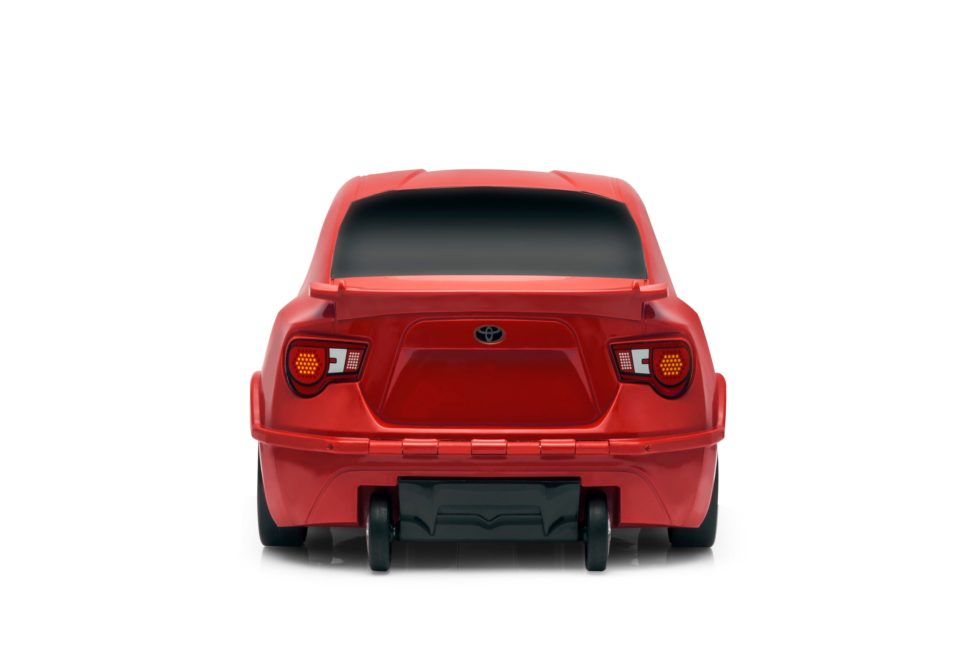 Kids Car Travel Luggage Suitcase with Wheels Children Trolley Case Classic Car Design Red