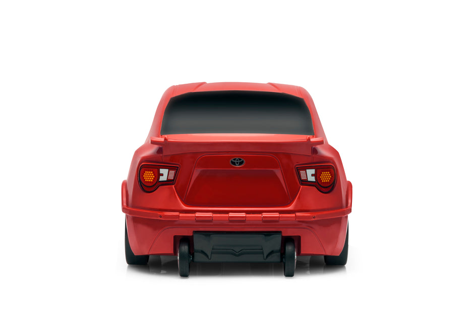 Kids Car Travel Luggage Suitcase with Wheels Children Trolley Case Classic Car Design Red
