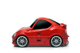 Kids Car Travel Luggage Suitcase with Wheels Children Trolley Case Classic Car Design Red