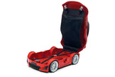 Kids Car Travel Luggage Suitcase with Wheels Children Trolley Case Classic Car Design Red
