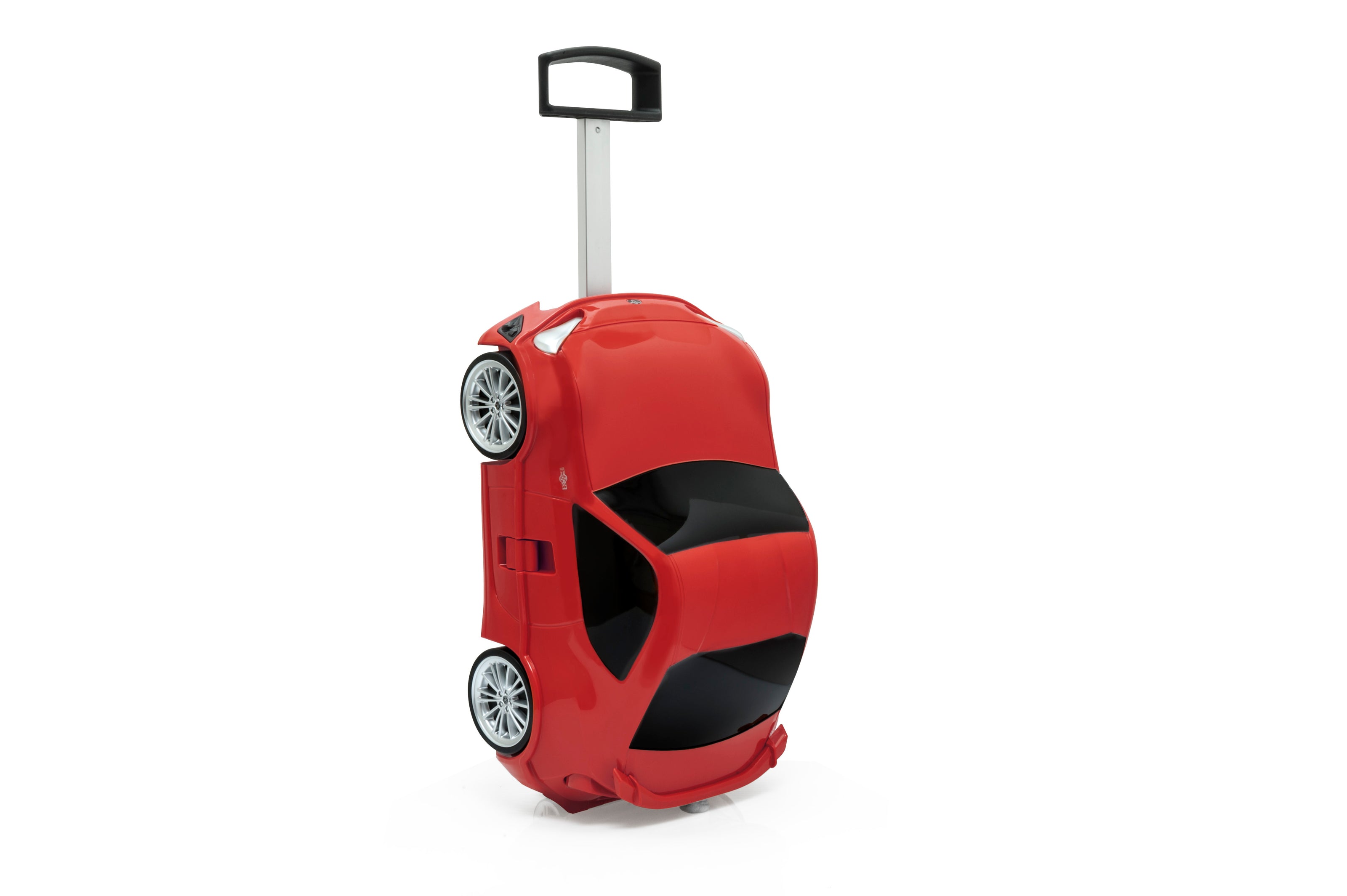 Kids Car Travel Luggage Suitcase with Wheels Children Trolley Case Classic Car Design Red