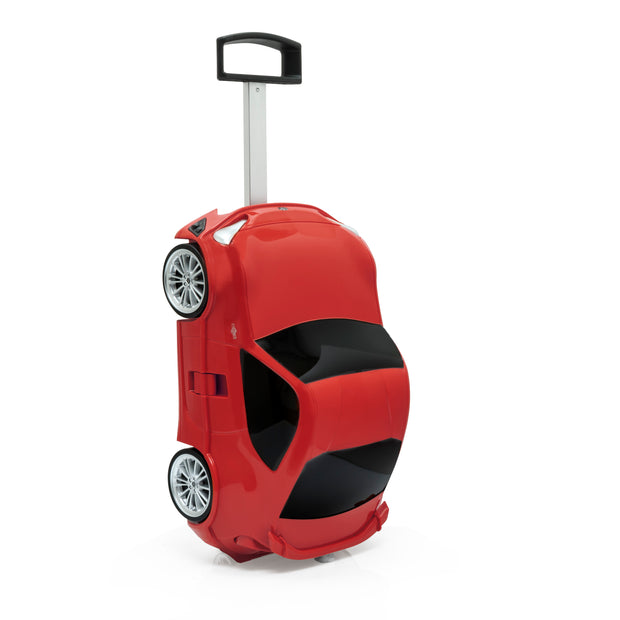 Kids Car Travel Luggage Suitcase with Wheels Children Trolley Case Classic Car Design Red