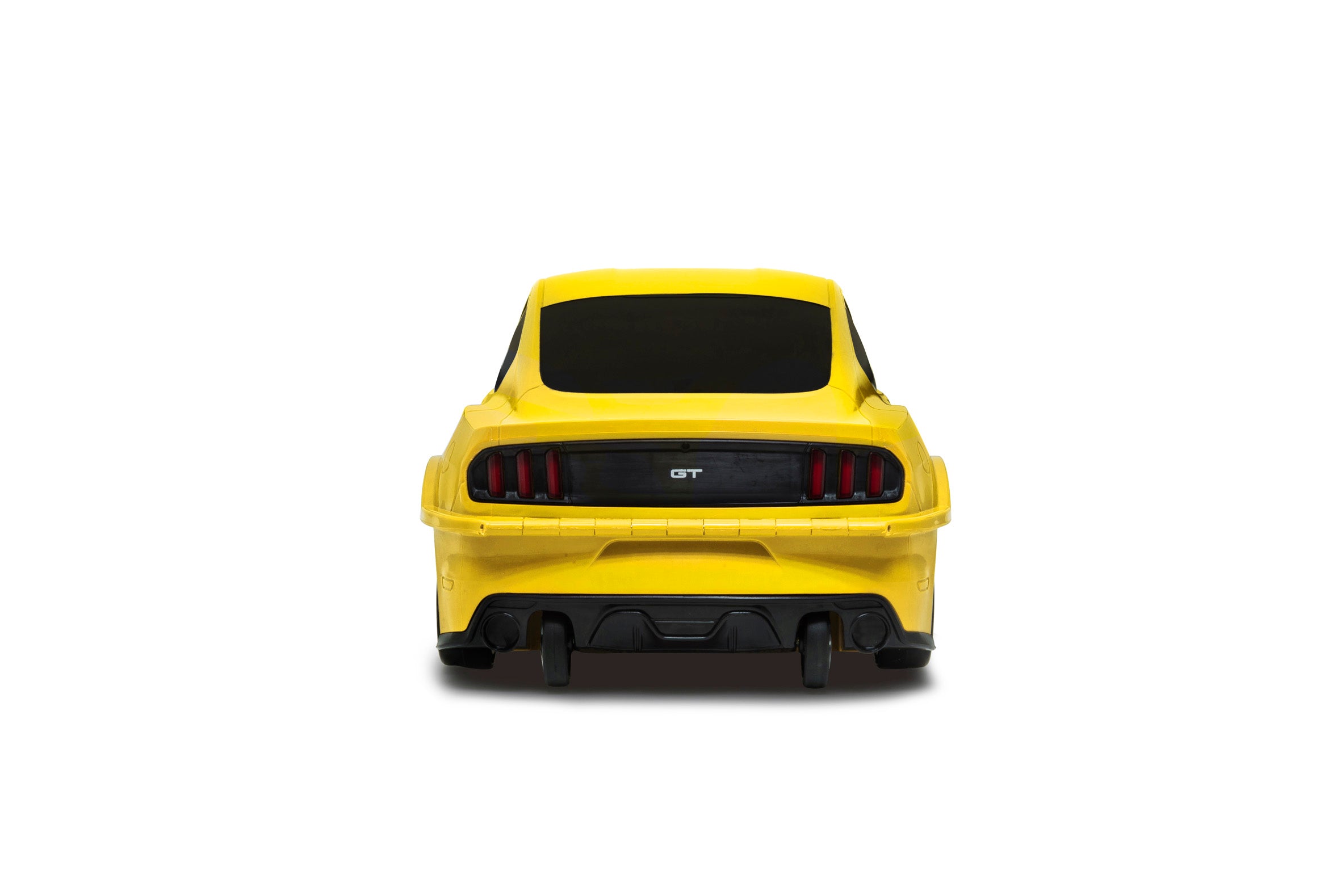 Kids Car Travel Luggage Suitcase with Wheels Children Trolley Case Muscle Car Design Yellow