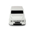 Kids Car Travel Luggage Suitcase with Wheels Children Trolley Case Classic G-Wagon Design White