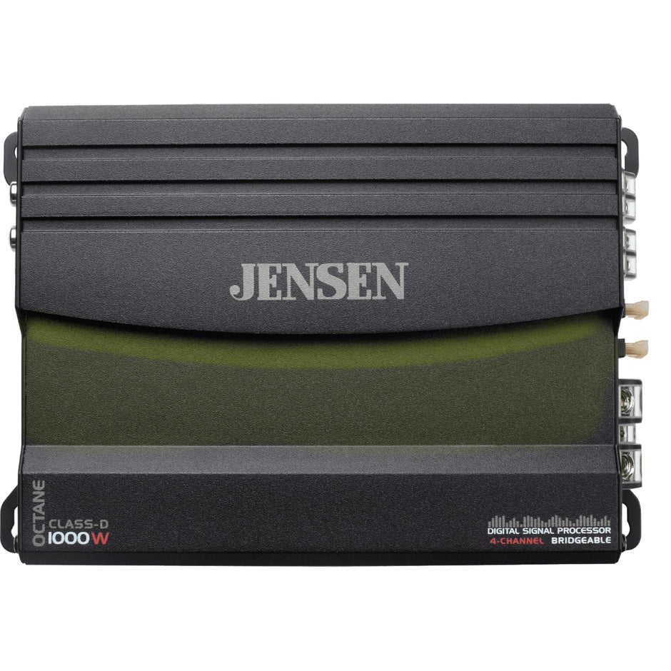 Jensen XDA94RB Class D 4 Channel Bridgeable Amplifier with 80 Watts RMS x 4 and 1000 Watts
