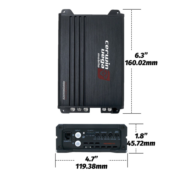 XED Series Dual 12" Vented Enclosure & Amplifier Bass Package - BKX212V