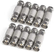 BNC Female to BNC Female Connector (Pack of 10) - Audio/Video Coaxial Coupler for Seamless Signal Transmission