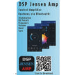 JENSEN XDA92RB Class D 2-Channel Bridgeable Amplifier with 80 Watts RMS x 2 , 600 Watts