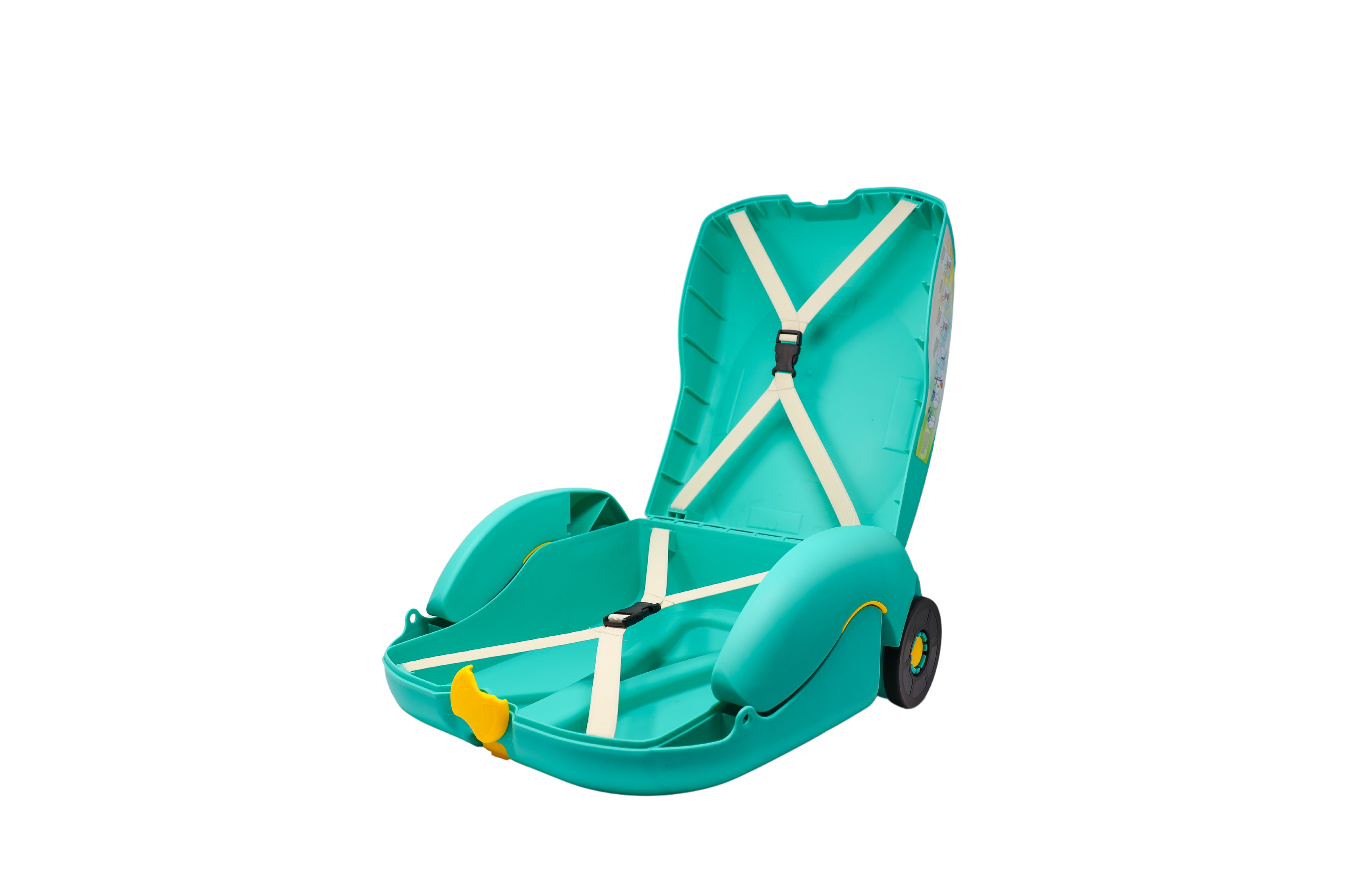Baby Voyage  Carry-On Luggage for Kids - 2 in 1 Luggage and Seat - Green