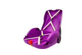 Baby Voyage Carry On Luggage for Kids - 2 in 1 Luggage and Seat - Purple