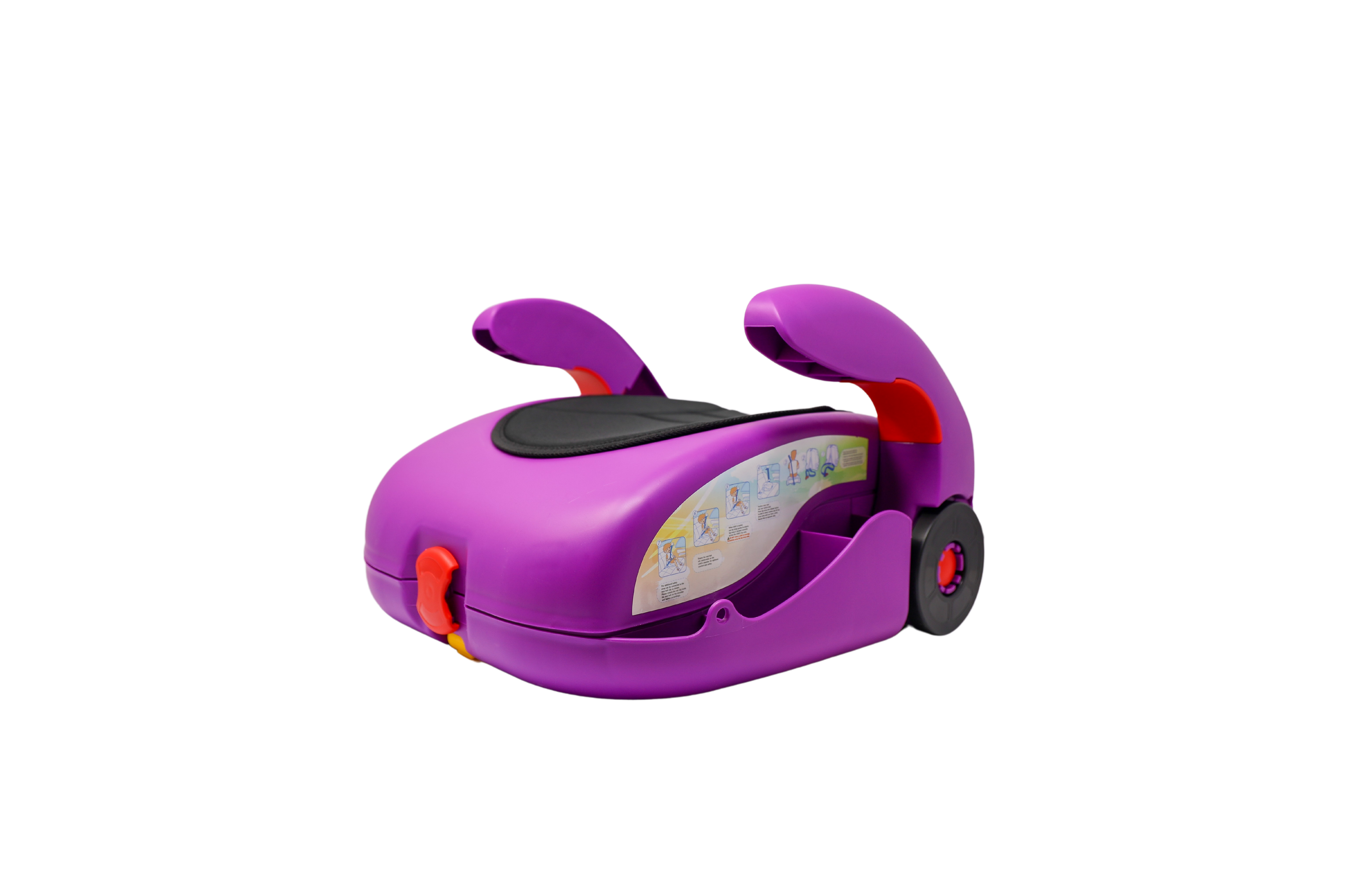 Baby Voyage Carry On Luggage for Kids - 2 in 1 Luggage and Seat - Purple