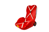 Baby Voyage Carry-On Luggage for Kids - 2 in 1 Luggage and Seat - Red