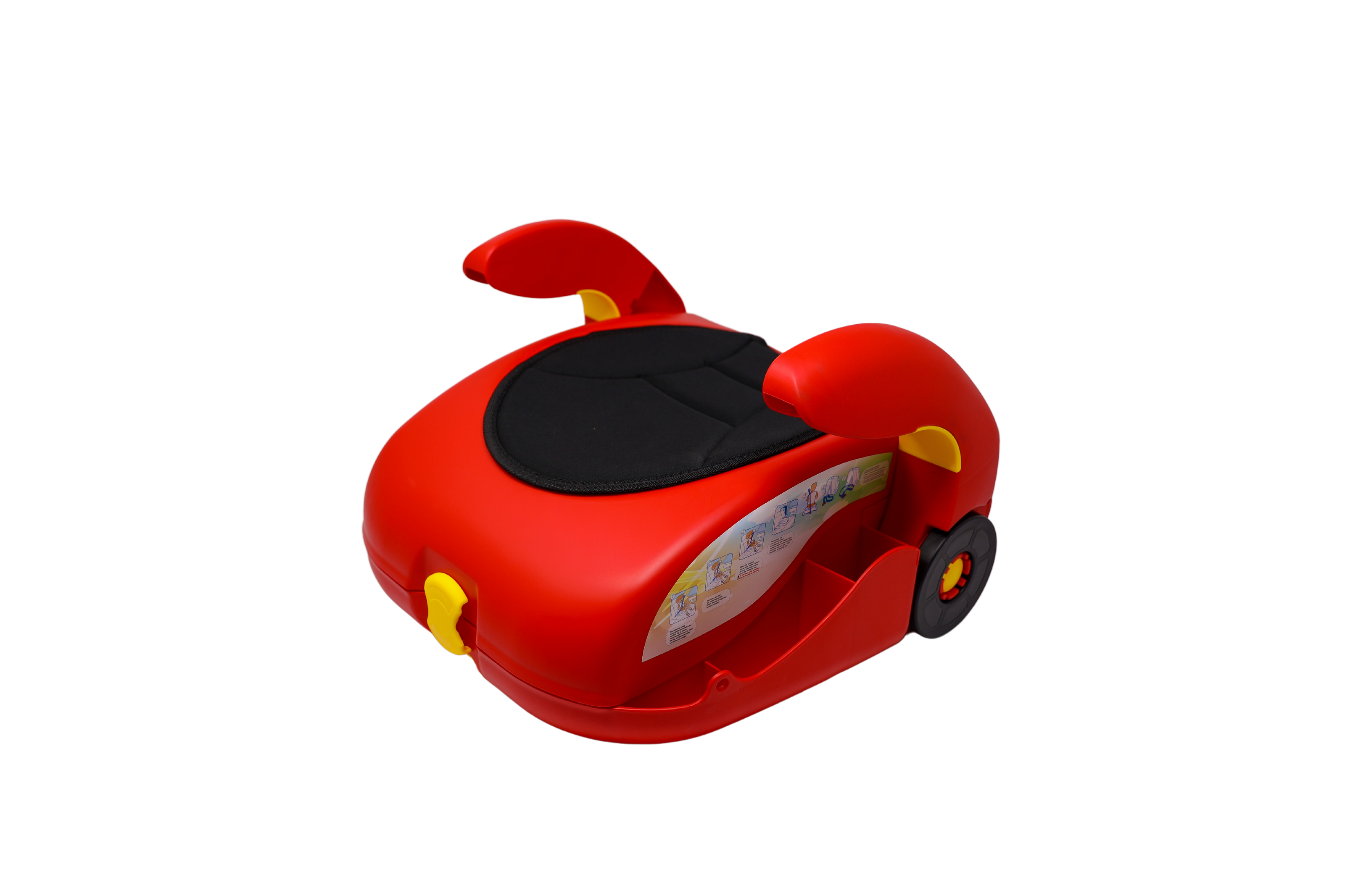 Baby Voyage Carry-On Luggage for Kids - 2 in 1 Luggage and Seat - Red
