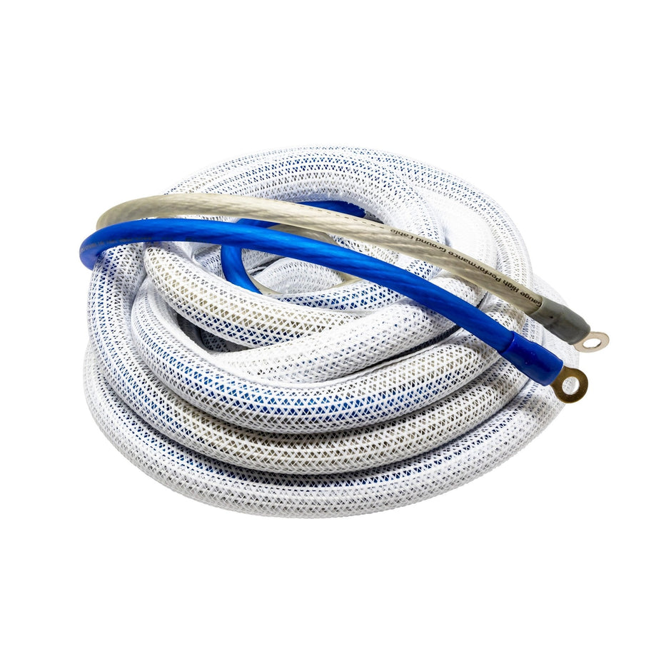 4 Gauge Complete Waterproof Amp Kit, 20ft. with RCA, Speaker Cable - CAKM42 - Cerwin Vega