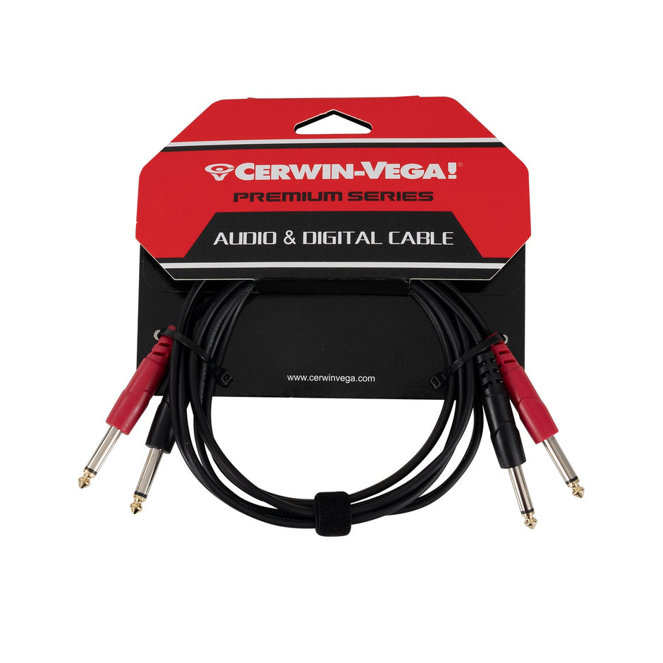 The CBLTRSD6 cable, packaged in black and red cardboard labeled 