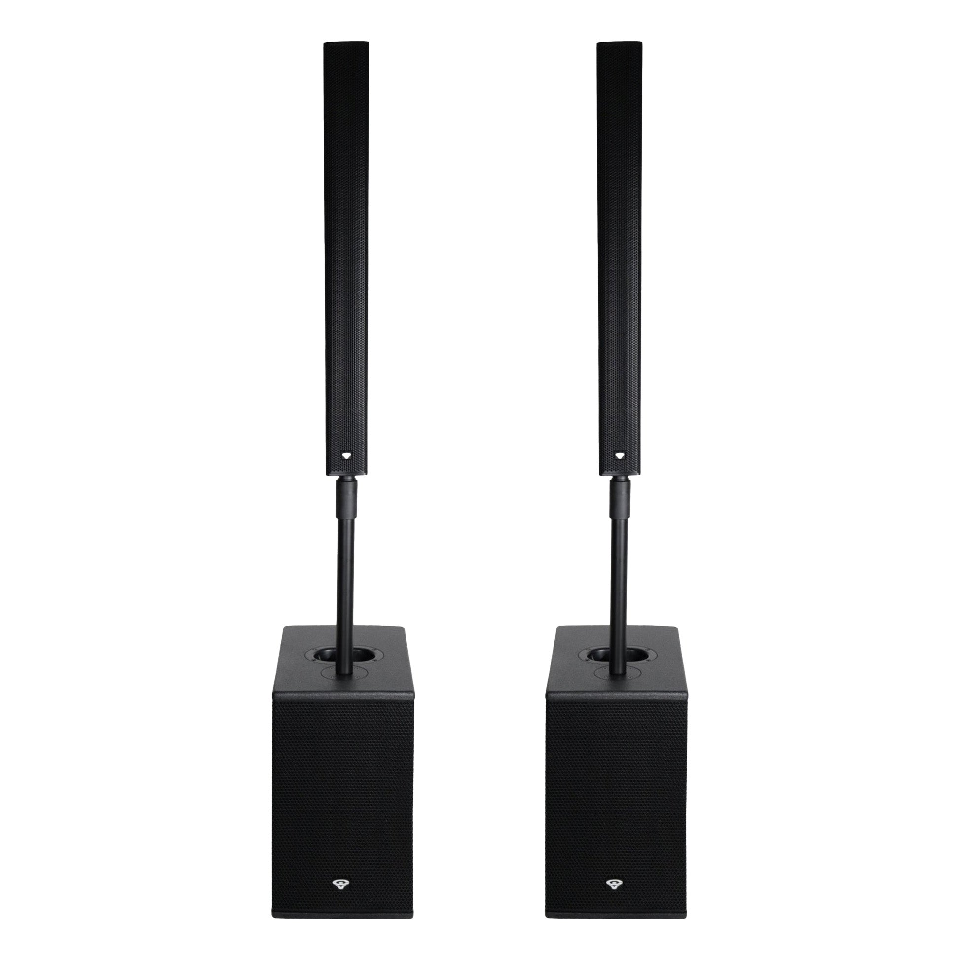 Cerwin-Vega CSP83 COMBO 8x3 Inch Full-Range Speakers and 12 Inch Subwoofers Pair for Legendary Deep Bass