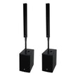Cerwin-Vega CSP83 COMBO 8x3 Inch Full-Range Speakers and 12 Inch Subwoofers Pair for Legendary Deep Bass