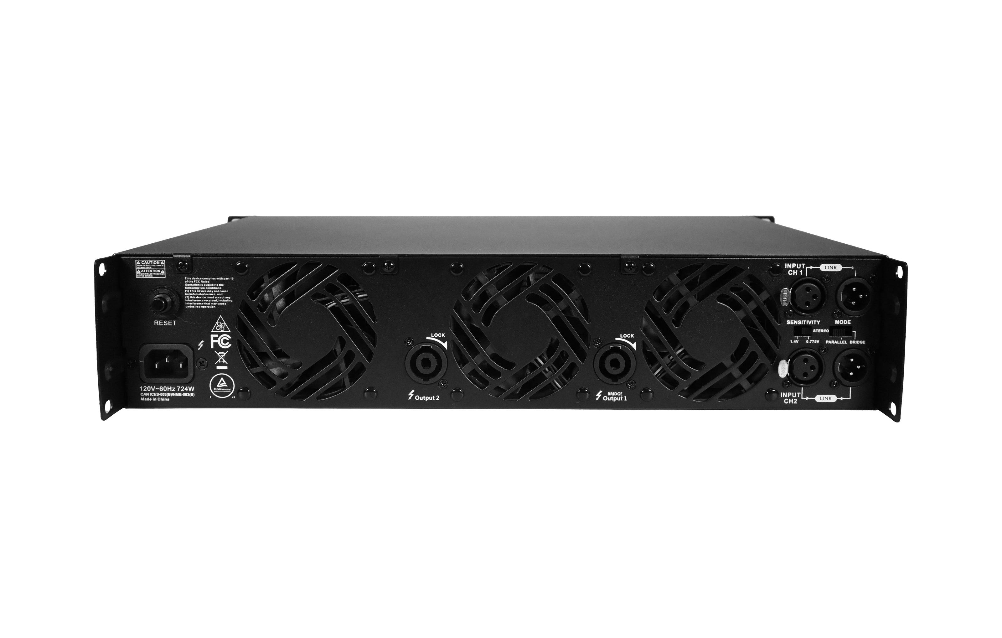 CV2-22H   2-Channel Power Amplifier, 2260W