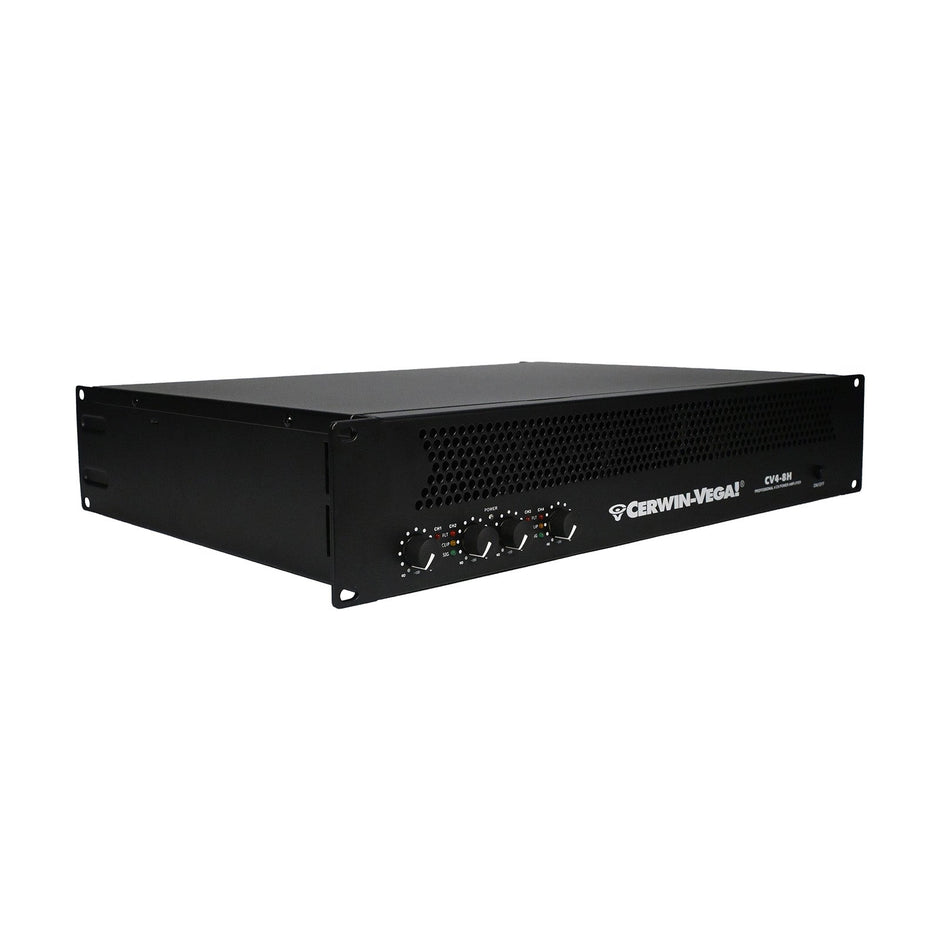 4-Channel Power Audio Amplifier, 1420W 120V-Bridging 8Ω - CV4-8H - Cerwin Vega