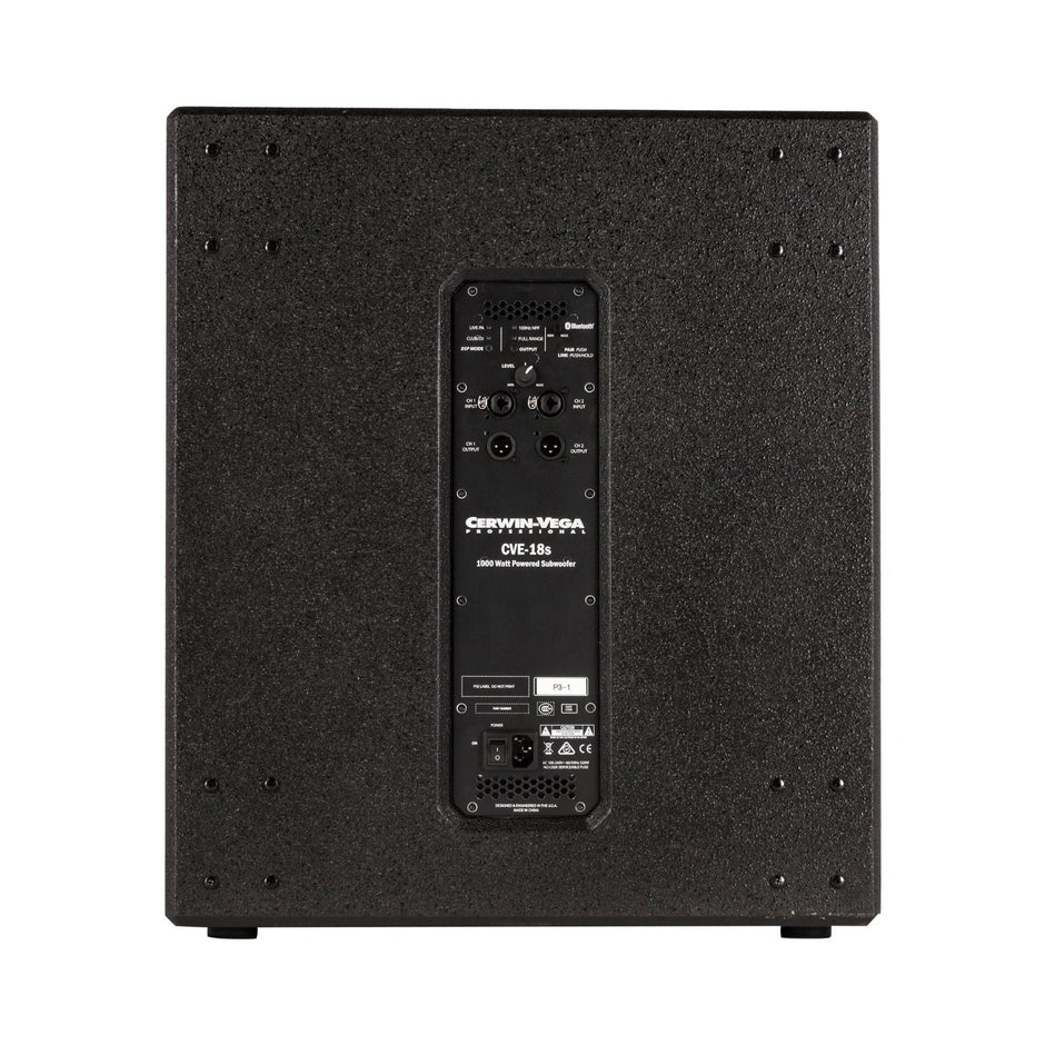 Cerwin-Vega CVE-18S 18 inch powered PA subwoofer - view 5