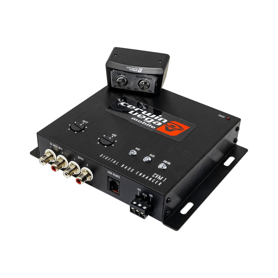 Cerwin-Vega CVM1 digital bass enhancer with remote - view 1