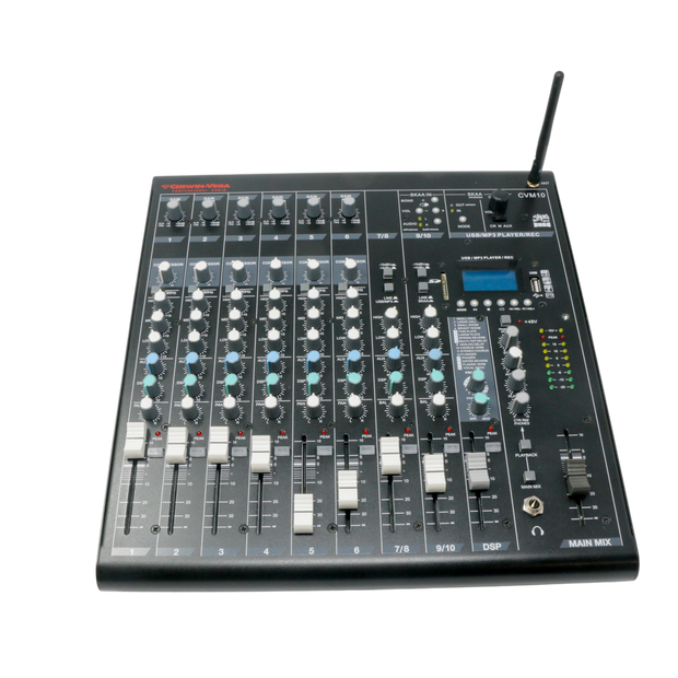CVM10  10 CHANNEL MIXER W/BT & SKAA
