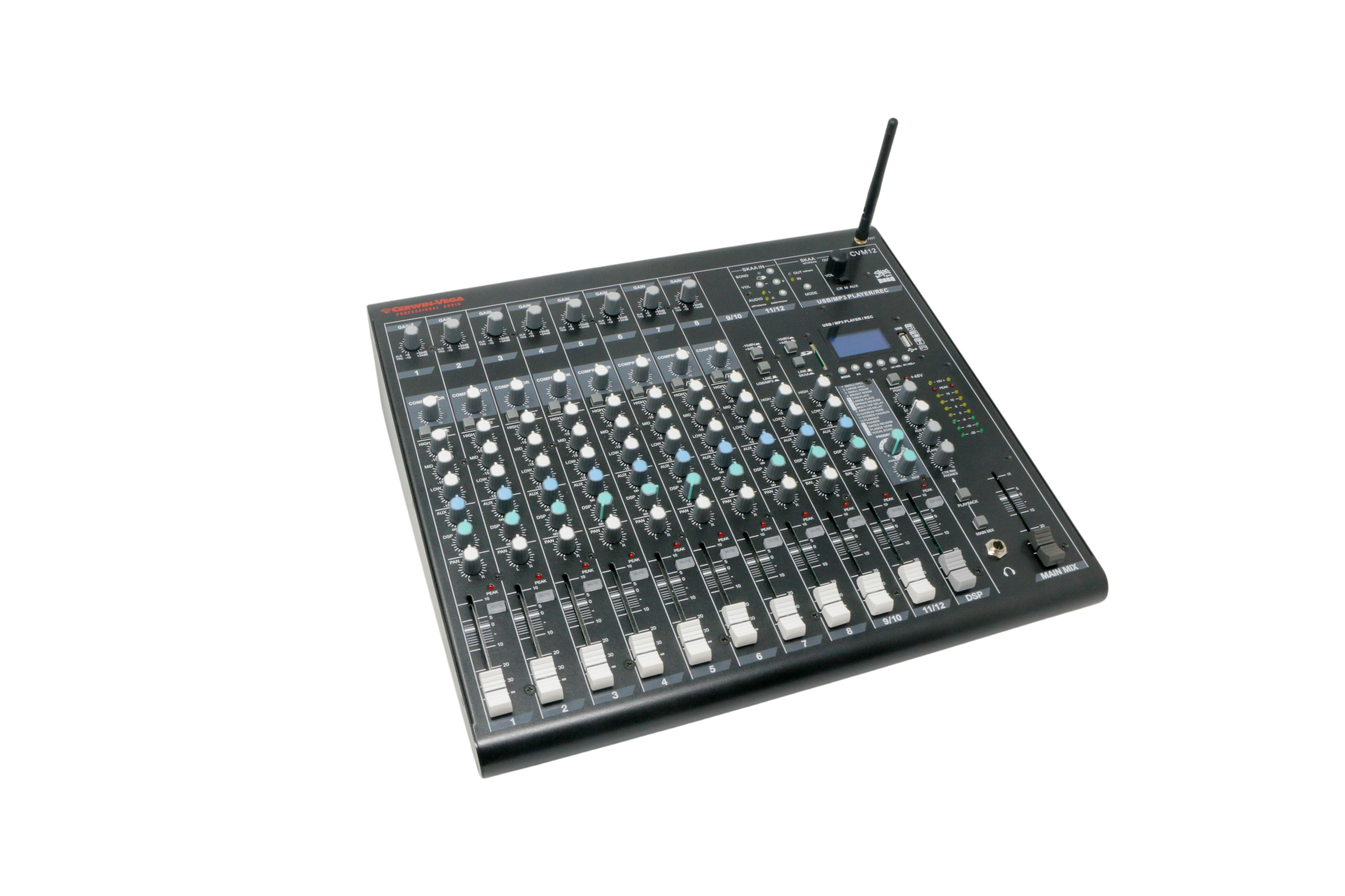 CVM12  12 CHANNEL MIXER W/BT & SKAA