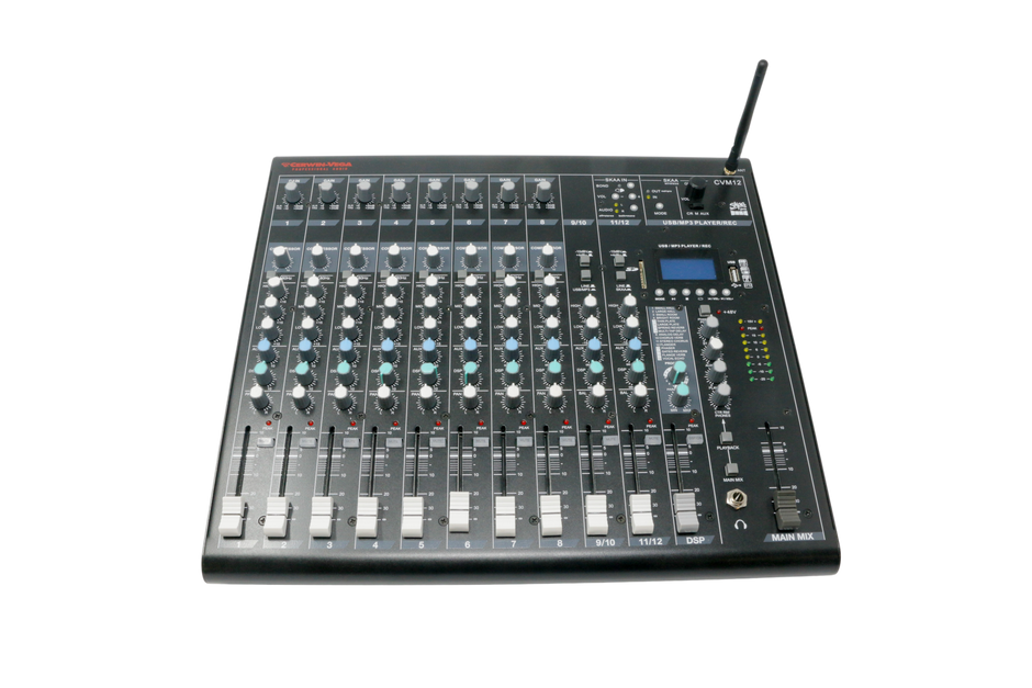 CVM12  12 CHANNEL MIXER W/BT & SKAA