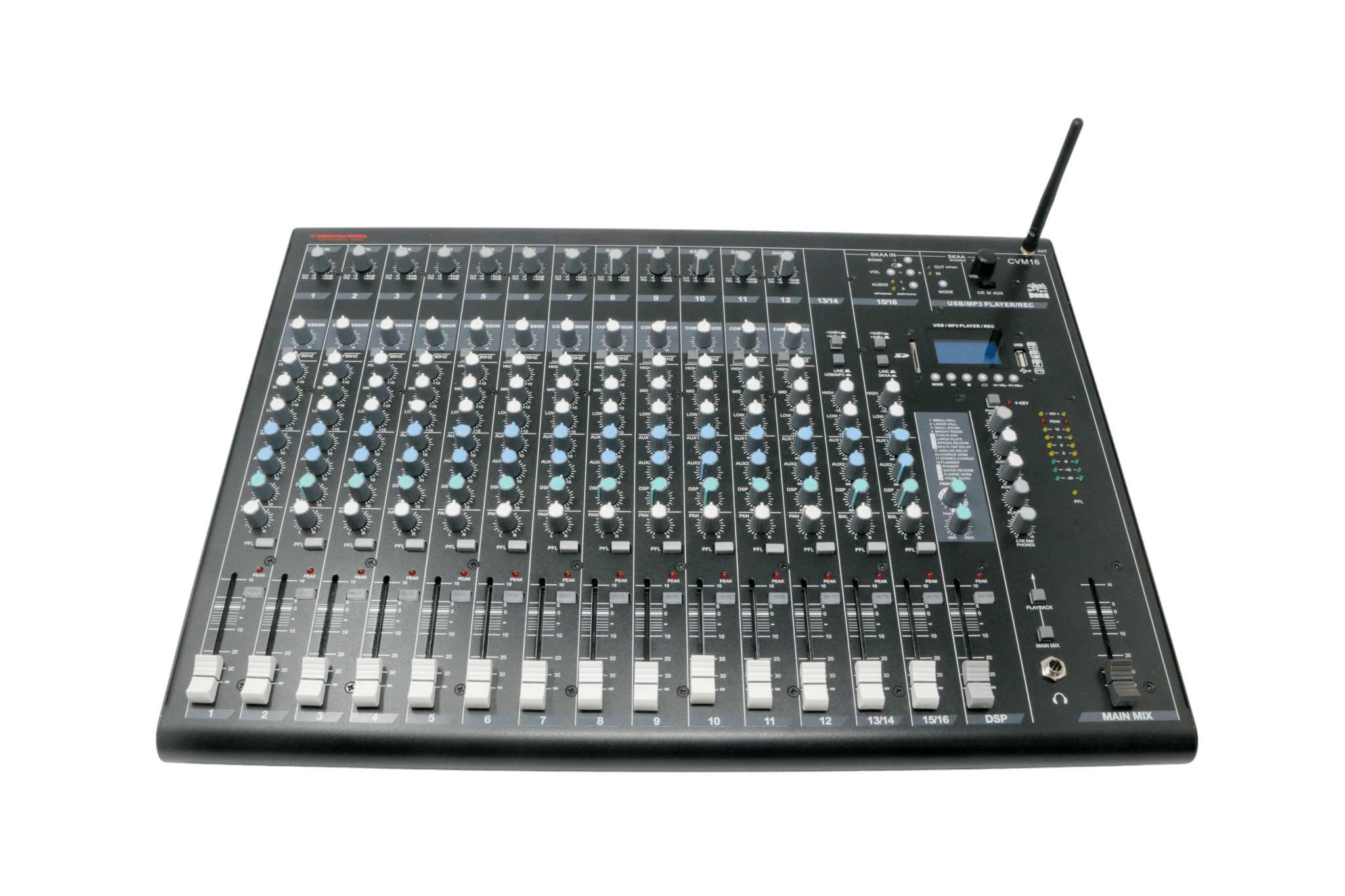 CVM16 16 CHANNEL MIXER W/BT & SKAA - Cerwin Vega