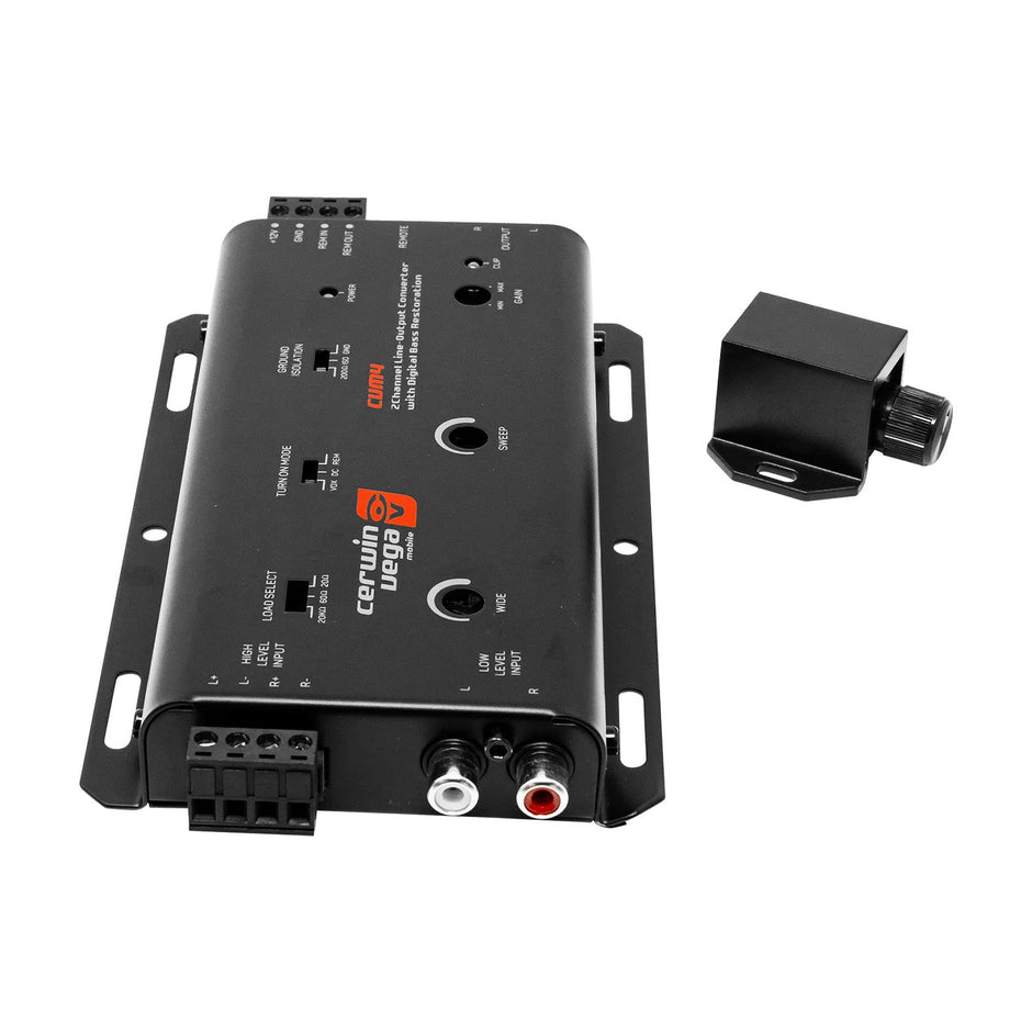 2 - Channel Line Output Converter and Bass Enhancement Processor - CVM4 - Cerwin Vega
