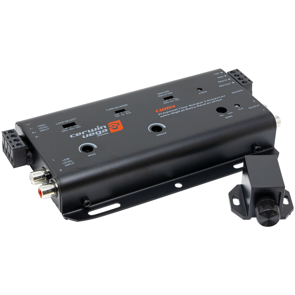 2-Channel Line Output Converter and Bass Enhancement  Processor - CVM4