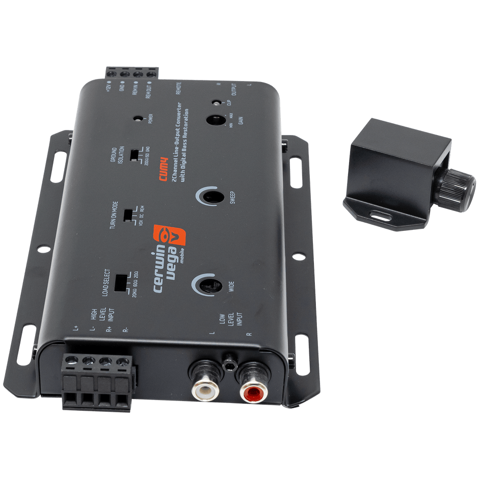 2 - Channel Line Output Converter and Bass Enhancement Processor - CVM4 - Cerwin Vega