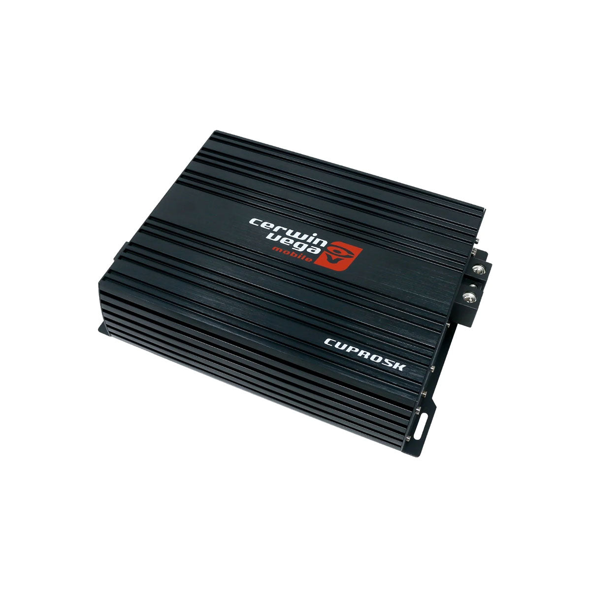 The image displays a black CVP Pro Series 1-Channel Monoblock Class-D Amplifier 5000W with 