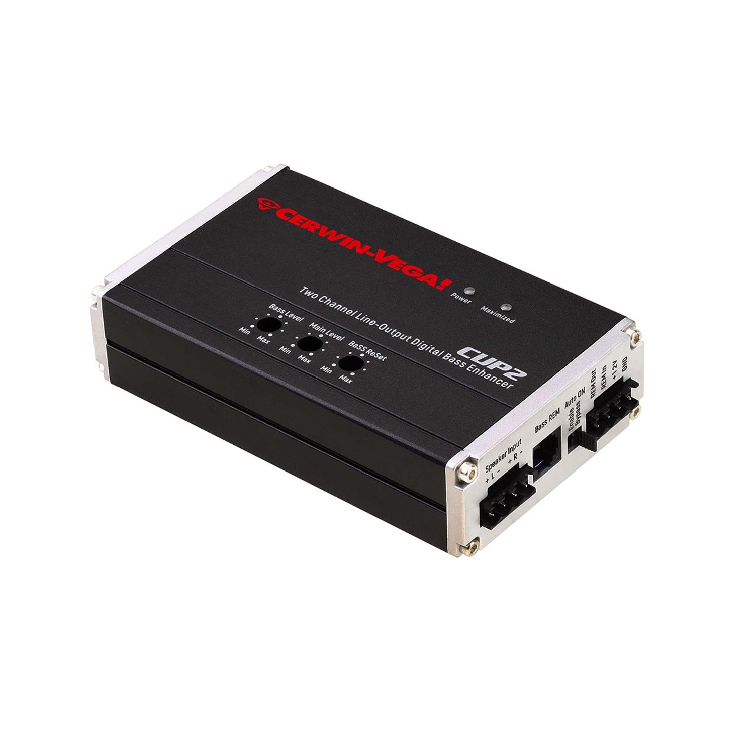 CVP2 - 2 Channel Line Output Converter, Digital Bass Enhancer, Includes Remote Control - Cerwin Vega