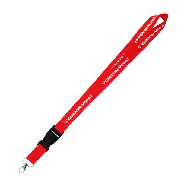 Cerwin-Vega CVMLANR red and black lanyard - view 2