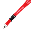 The Cerwin-Vega Mobile Lanyard (Red | Black) - CVMLANR features a striking red design with 